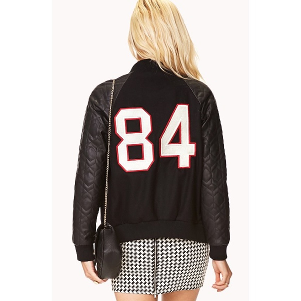 Black 84 Varsity Jacket